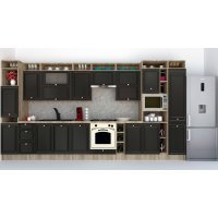 Bucatarie LEEA ART FRONT MDF PARMA 420 K002 / decor 266