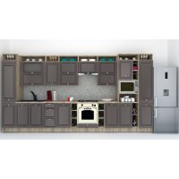 Bucatarie LEEA ART FRONT MDF ALAMO 440 K002 / decor 247