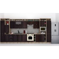 Bucatarie LEEA ART FRONT MDF PARMA 460A K002 / decor 176