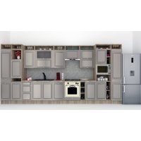 Bucatarie LEEA ART FRONT MDF PARMA 460A K002 / decor 210