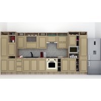 Bucatarie LEEA ART FRONT MDF PARMA 460A K002 / decor 243