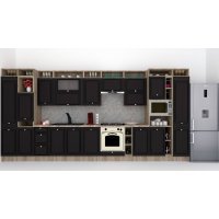 Bucatarie LEEA ART FRONT MDF PARMA 460A K002 / decor 258