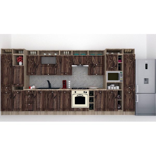 Bucatarie LEEA ART FRONT MDF PARMA 460A K002 / decor 264