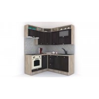 Bucatarie de Colt LEEA ART CORNER FRONT MDF EKRAN 160-180 ST. K002 / decor 244