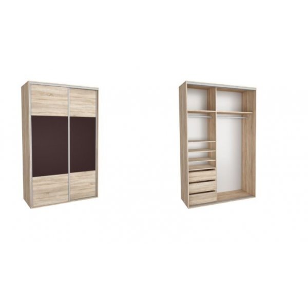 DRESSING NADIR 150 4A FRONT DAB SONOMA / MARON INCHIS