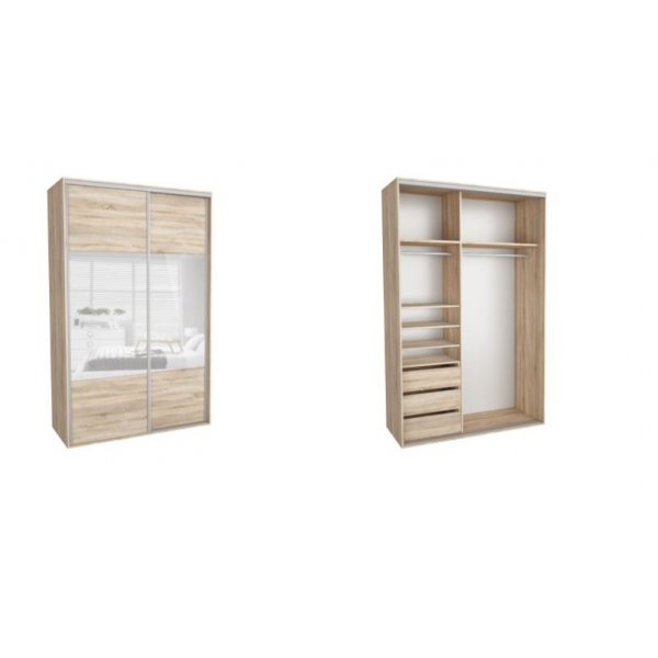 DRESSING NADIR 150 4B FRONT DAB SONOMA / OGLINDA