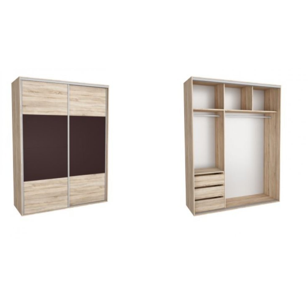 DRESSING NADIR 180 3A FRONT DAB SONOMA / MARON INCHIS