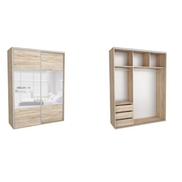 DRESSING NADIR 180 3B FRONT DAB SONOMA / OGLINDA