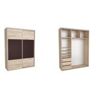 DRESSING NADIR 180 4A FRONT DAB SONOMA / MARON INCHIS