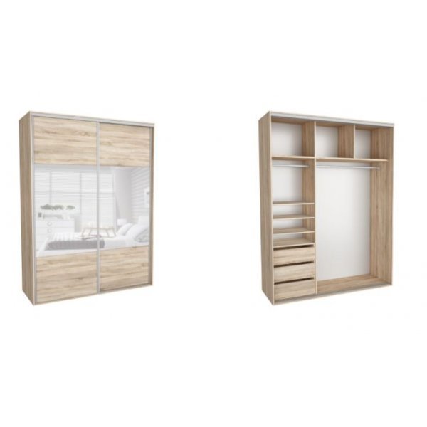 DRESSING NADIR 180 4B FRONT DAB SONOMA / OGLINDA
