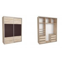 DRESSING NADIR 180 5A FRONT DAB SONOMA / MARON INCHIS