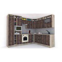 Bucatarie de Colt LEEA ART CORNER FRONT MDF ALAMO 220-280 ST. K002 / decor 264