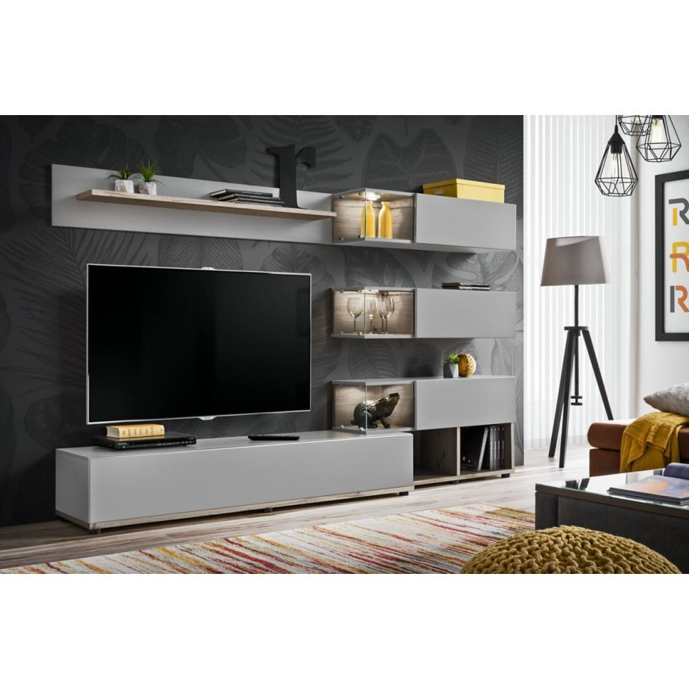 Living SILK 28 DWPG SK Genarom AM Perla Gray / Stejar Wellington