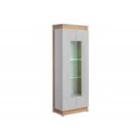 Vitrina BERLIN 20 ASPG BL WSW Gri Perlat / Stejar Artisan Genarom AM
