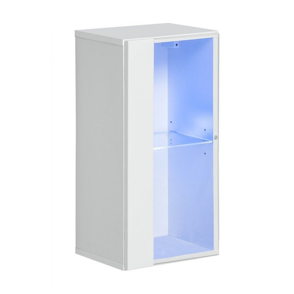 Vitrina Suspendata SWITCH 27 WW SW WW 4 Genarom AM Alb / Alb Lucios