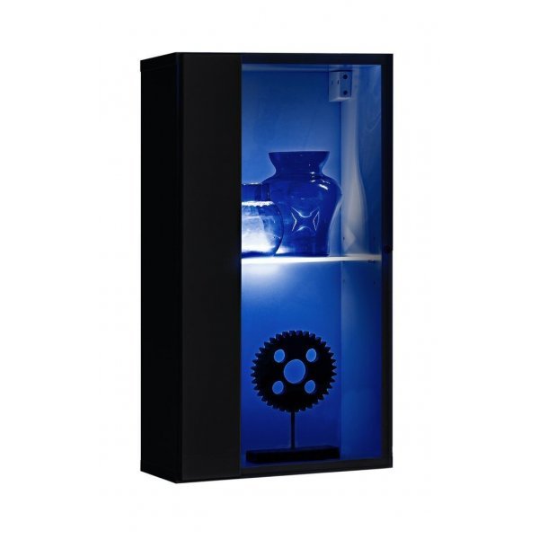Vitrina Suspendata SWITCH 27 ZZ SW WW 4 Genarom AM Negru / Negru Lucios