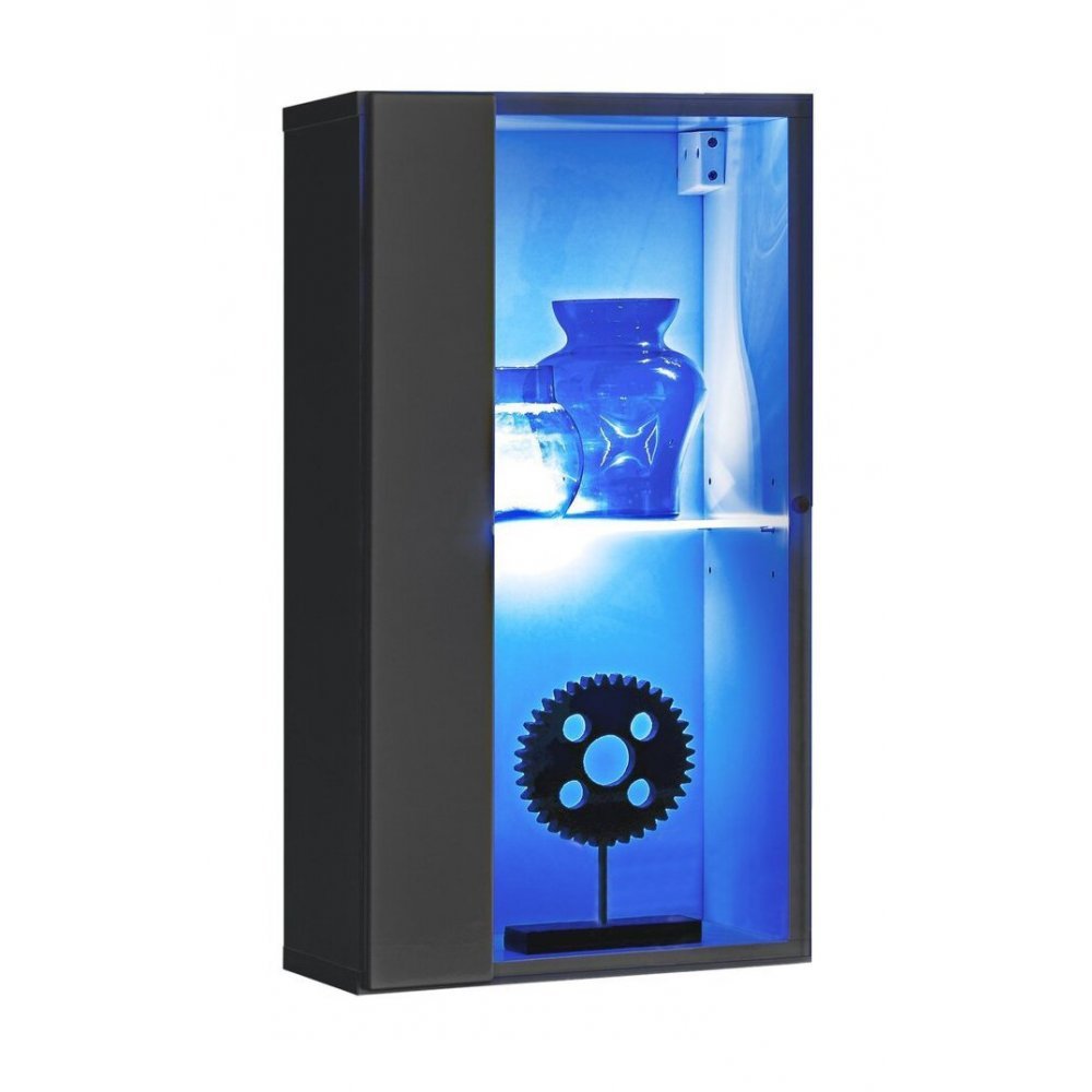 Vitrina Suspendata SWITCH 27 GG SW WW 4 Genarom AM Grafit / Grafit Lucios