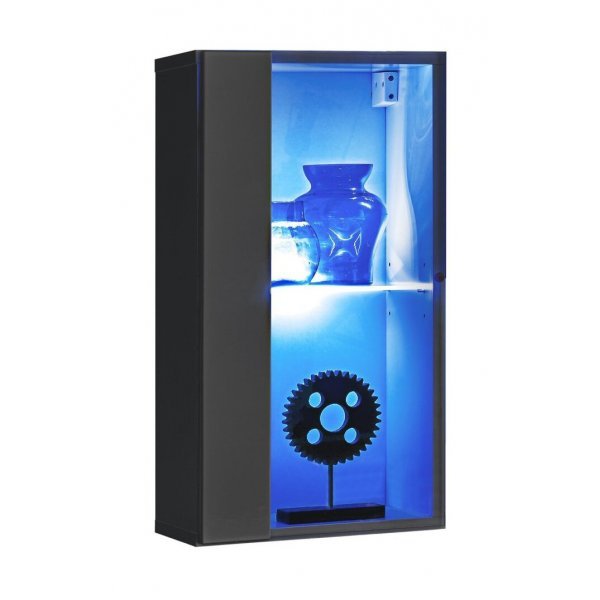 Vitrina Suspendata SWITCH 27 GG SW WW 4 Genarom AM Grafit / Grafit Lucios