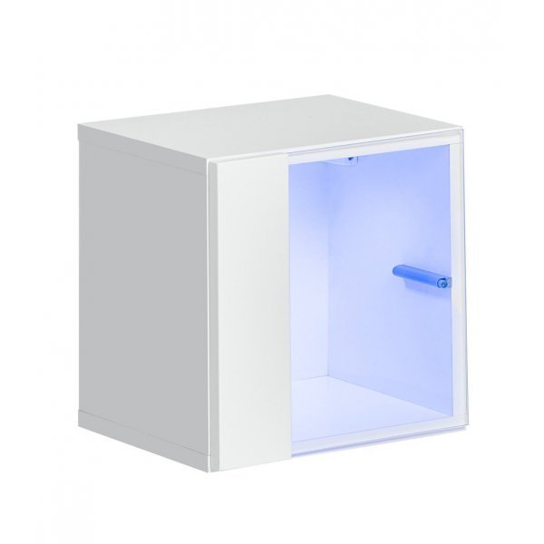 Vitrina Suspendata SWITCH 27 WW SW WW 5 Genarom AM Alb / Alb Lucios