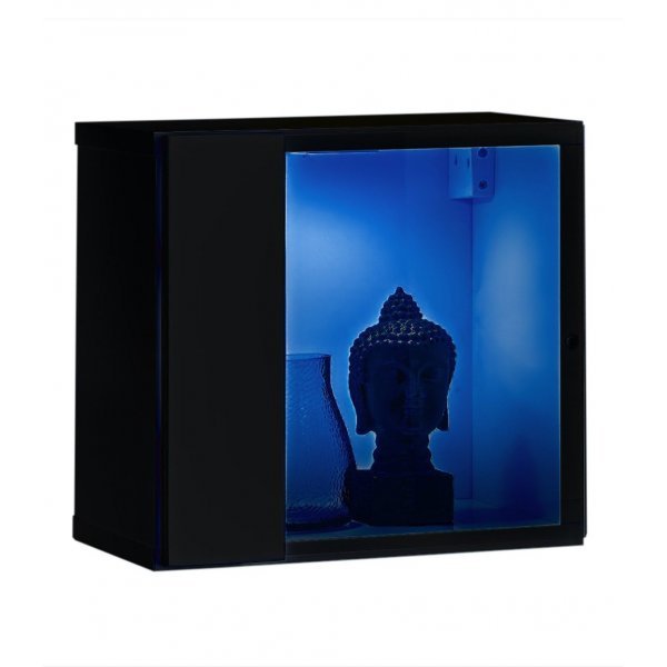 Vitrina Suspendata SWITCH 27 ZZ SW WW 5 Genarom AM Negru / Negru Lucios