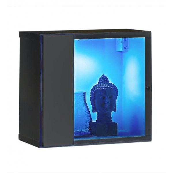 Vitrina Suspendata SWITCH 27 GG SW WW 5 Genarom AM Grafit / Grafit Lucios