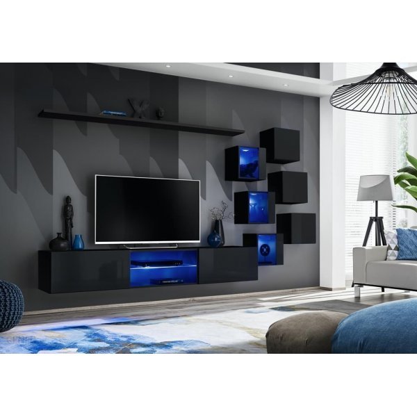 Living SWITCH 21 26 ZZ SW 21 Genarom AM Negru / Negru Lucios