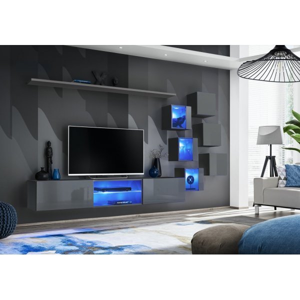 Living SWITCH 21 27 GG SW 21 Genarom AM Grafit / Grafit Lucios