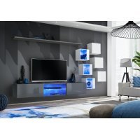 Living SWITCH 21 27 GW SW 21 Genarom AM Grafit Lucios / Alb Lucios