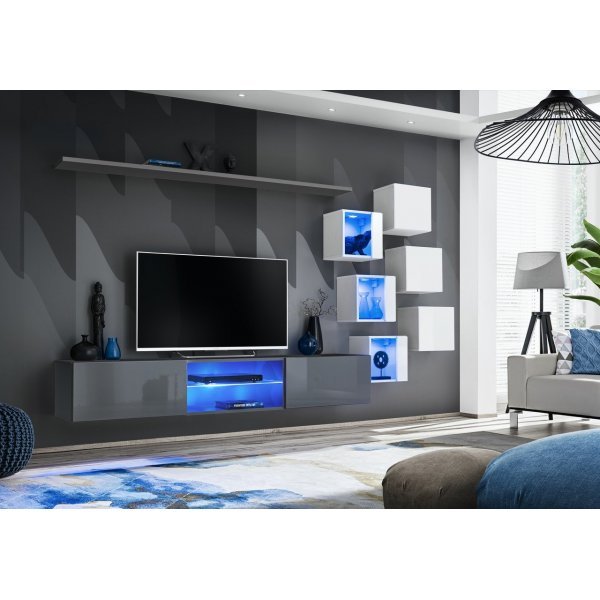 Living SWITCH 21 27 GW SW 21 Genarom AM Grafit Lucios / Alb Lucios
