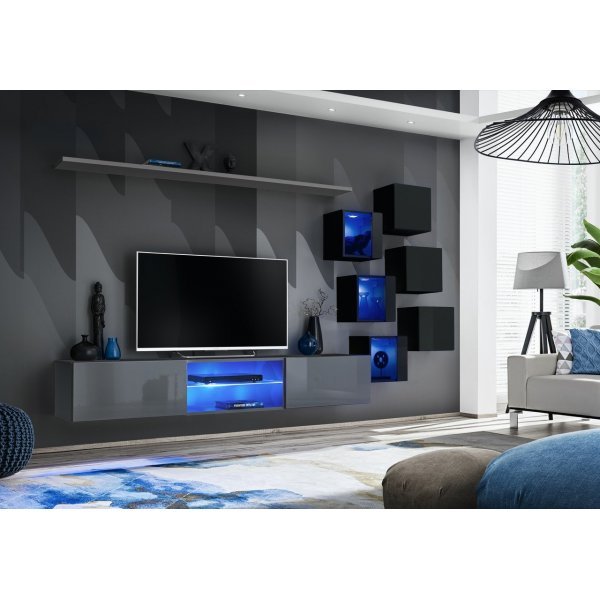 Living SWITCH 21 27 GZ SW 21 Genarom AM Grafit Lucios / Negru Lucios
