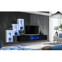 Living SWITCH 22 26 WS SW 22 Genarom AM Alb Lucios / Negru Lucios