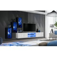Living SWITCH 22 26 ZW WS 22 Genarom AM Negru Lucios / Alb Lucios
