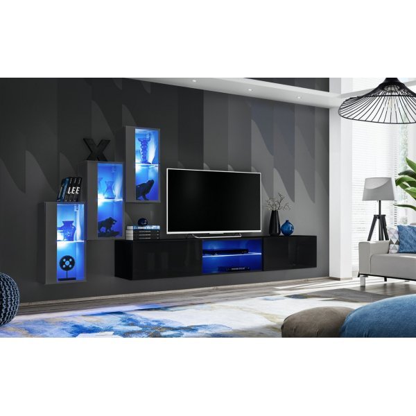 Living SWITCH 22 27 GZ SW 22 Genarom AM Grafit Lucios / Negru Lucios
