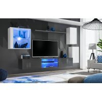 Living SWITCH 23 27 WG SW 23 Genarom AM Alb Lucios / Grafit Lucios