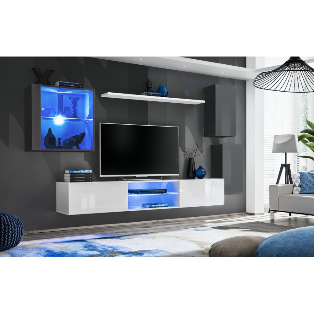 Living SWITCH 23 27 GW SW23 Genarom AM Grafit Lucios / Alb Lucios