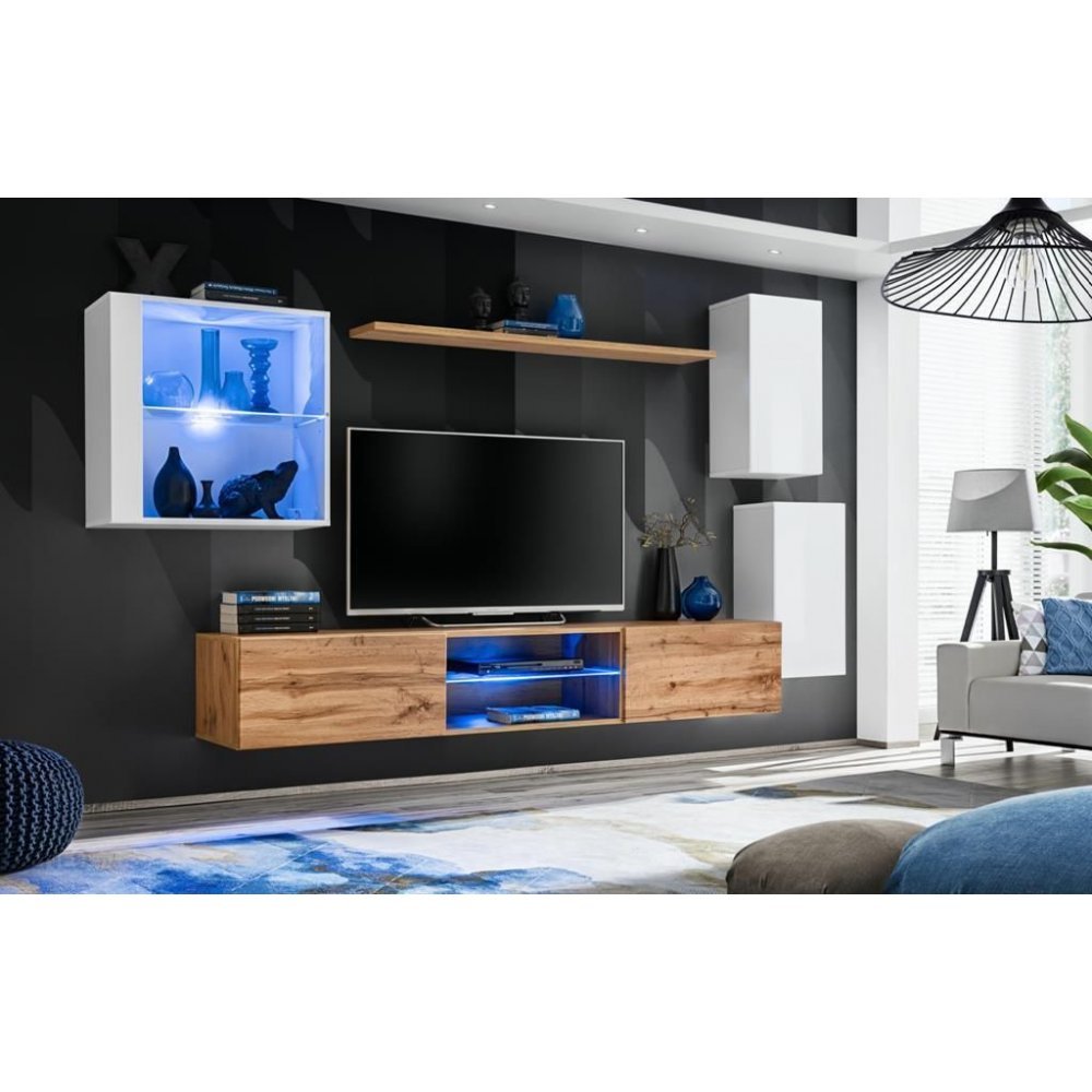 Living SWITCH 23 WWT SW 23 Genarom AM Alb Lucios / Stejar Wotan