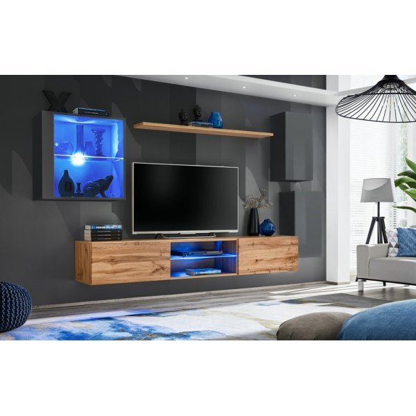 Living SWITCH 23 GWT SW 23 Genarom AM Grafit Lucios / Stejar Wotan