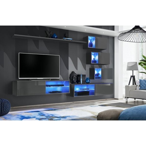Living SWITCH 24 27 GG SW 24 Genarom AM Grafit / Grafit Lucios