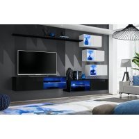 Living SWITCH 24 26 ZW WS 24 Genarom AM Negru Lucios / Alb Lucios