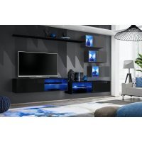 Living SWITCH 24 27 ZG SW 24 Genarom AM Negru Lucios / Grafit Lucios