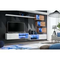 Living SWITCH 24 WWT SW 24 Genarom AM Alb Lucios / Stejar Wotan