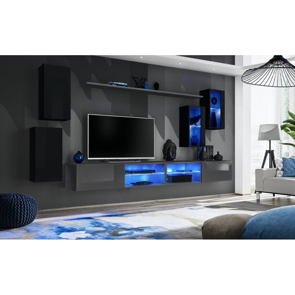Living SWITCH 25 27 ZG SW 25 Genarom AM Negru Lucios / Grafit Lucios