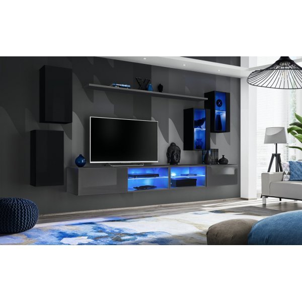 Living SWITCH 25 27 ZG SW 25 Genarom AM Negru Lucios / Grafit Lucios