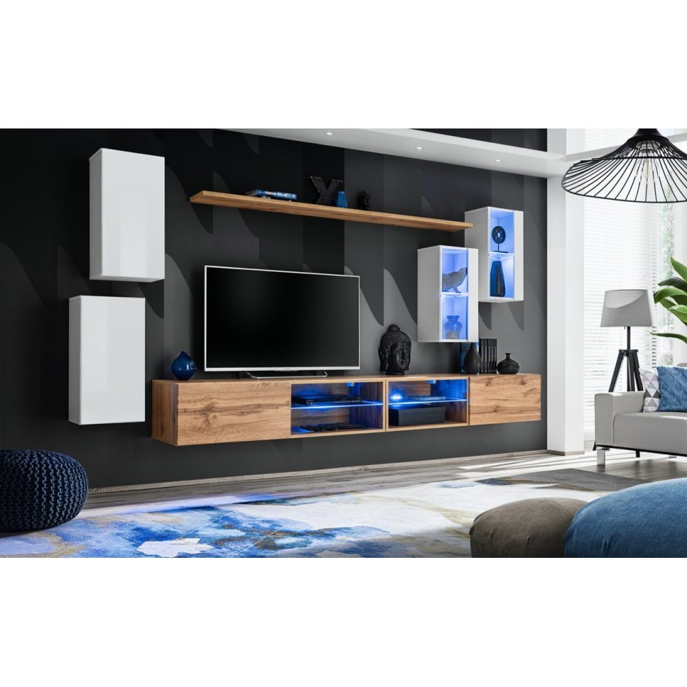 Living SWITCH 25 WWT SW 25 Genarom AM Alb Lucios / Stejar Wotan
