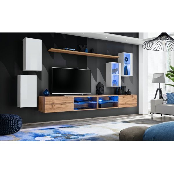 Living SWITCH 25 WWT SW 25 Genarom AM Alb Lucios / Stejar Wotan