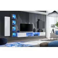 Living SWITCH 26 27 WG SW 26 Genarom AM Alb Lucios / Grafit Lucios