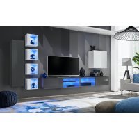 Living SWITCH 26 27 GW SW26 Genarom AM Grafit Lucios / Alb Lucios
