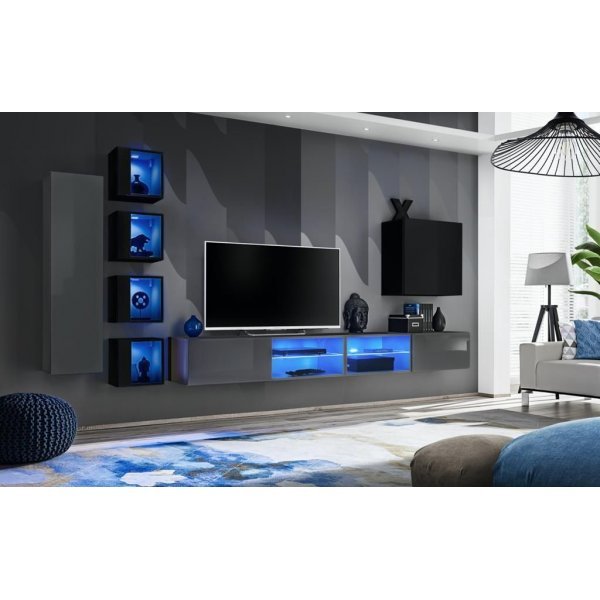 Living SWITCH 26 27 GZ SW 26 Genarom AM Grafit Lucios / Negru Lucios