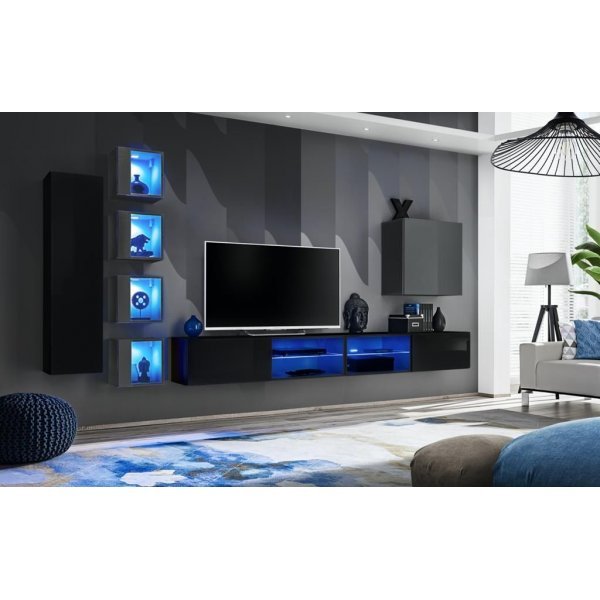 Living SWITCH 26 27 ZG SW 26 Genarom AM Negru Lucios / Grafit Lucios