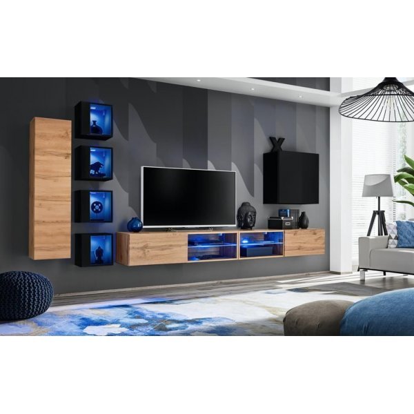 Living SWITCH 26 WTS SW 26 Genarom AM Stejar Wotan / Negru Lucios